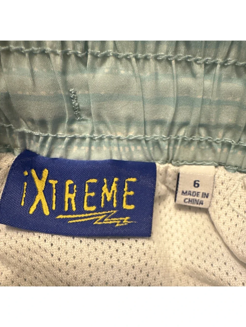 iXtreme Boys Swim Shorts Size 6 Striped Elastic Waist Drawstring [COPY]